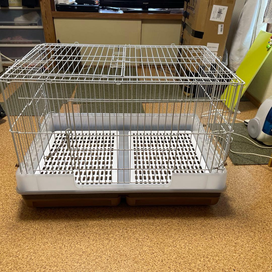 うさぎのかんたんおそうじケージワイド