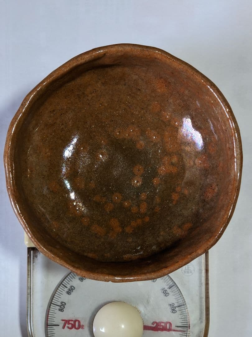 ♦古格 茶道具 手捏ね 手捻り 抹茶碗 時代物 古美術品 銀化現象 骨董品