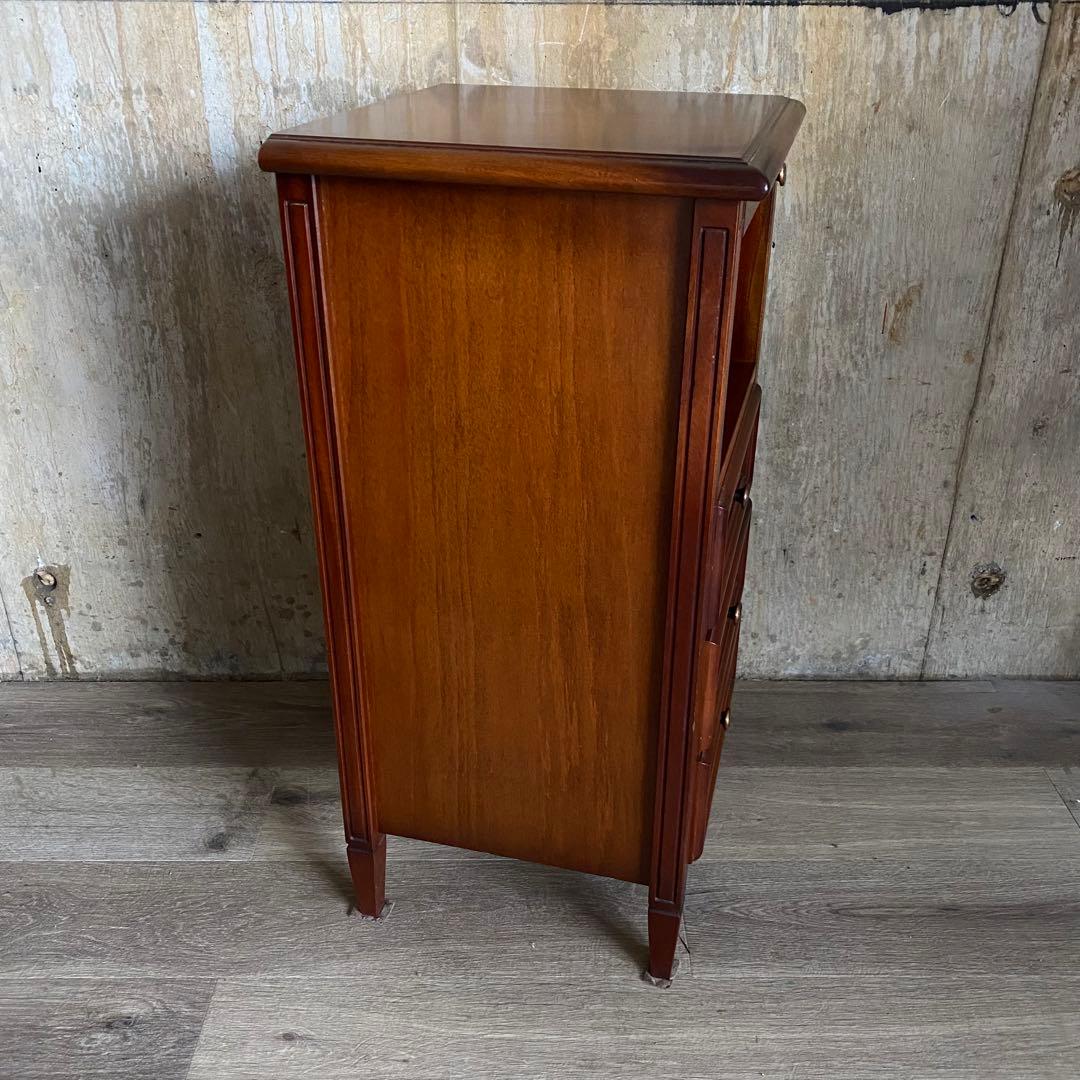 東海家具KENT 電話台　サイドチェスト コンソール　マホガニー材