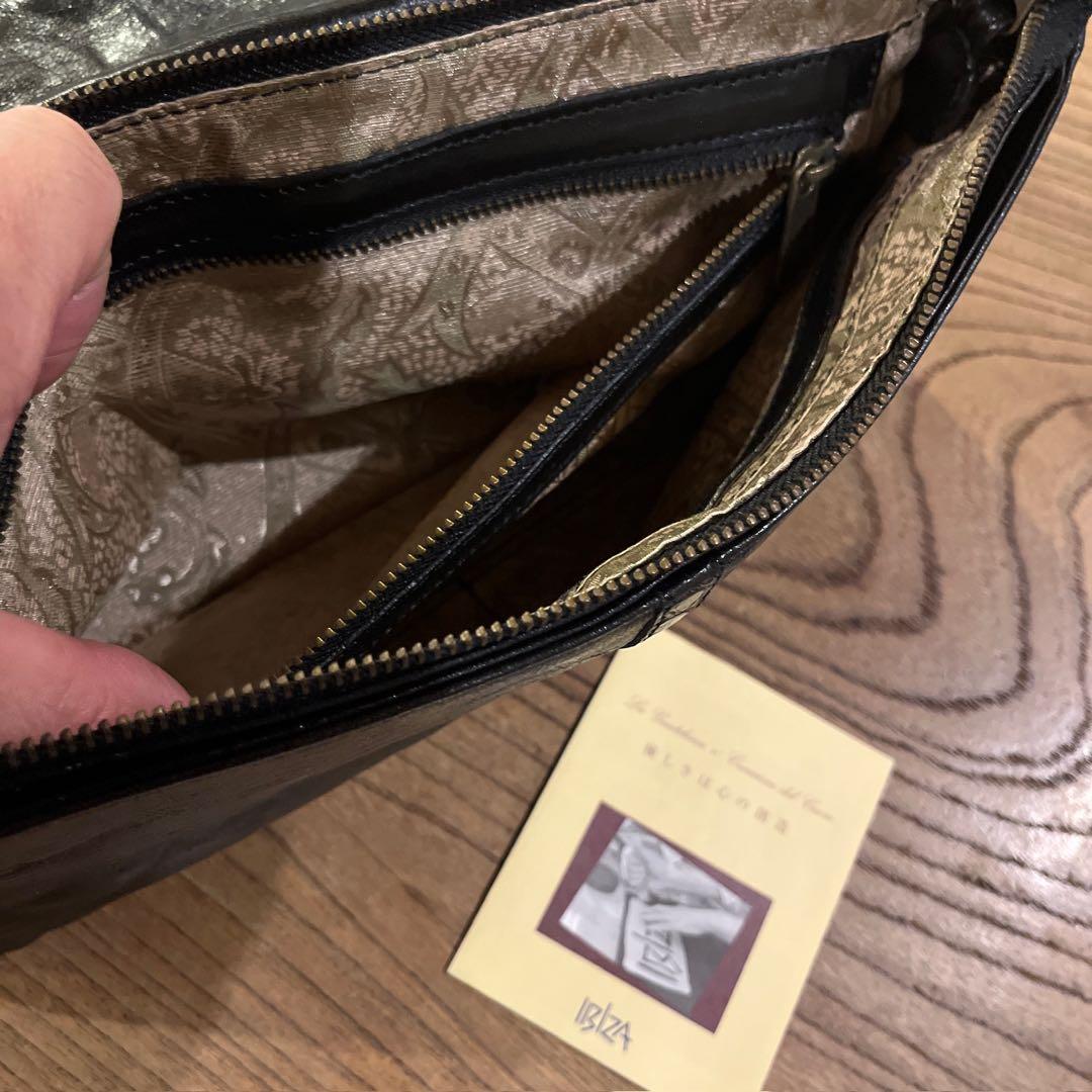 ibiza イビザ クロコダイル 手提げバッグ 美品