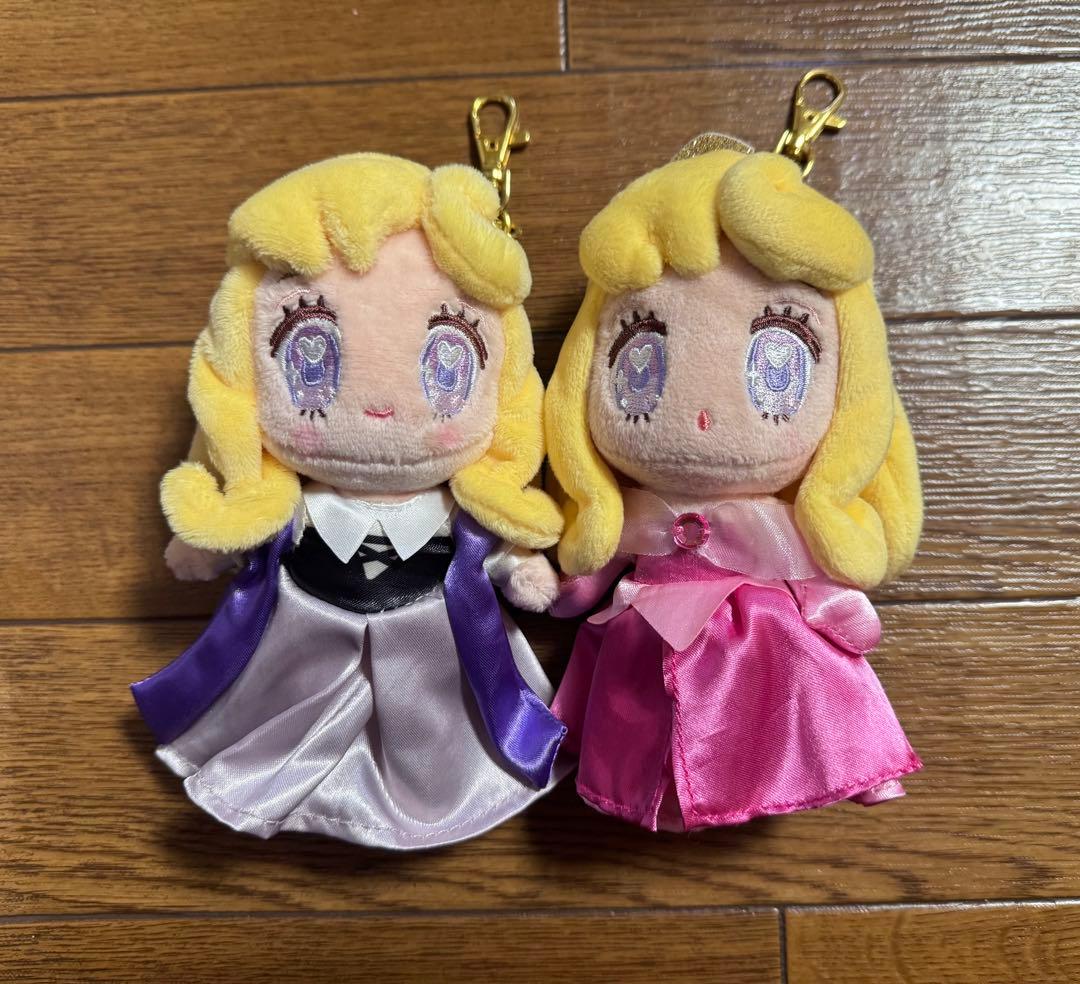 眠れる森の美女 オーロラ姫 ぬいぐるみキーチェーン Tiny