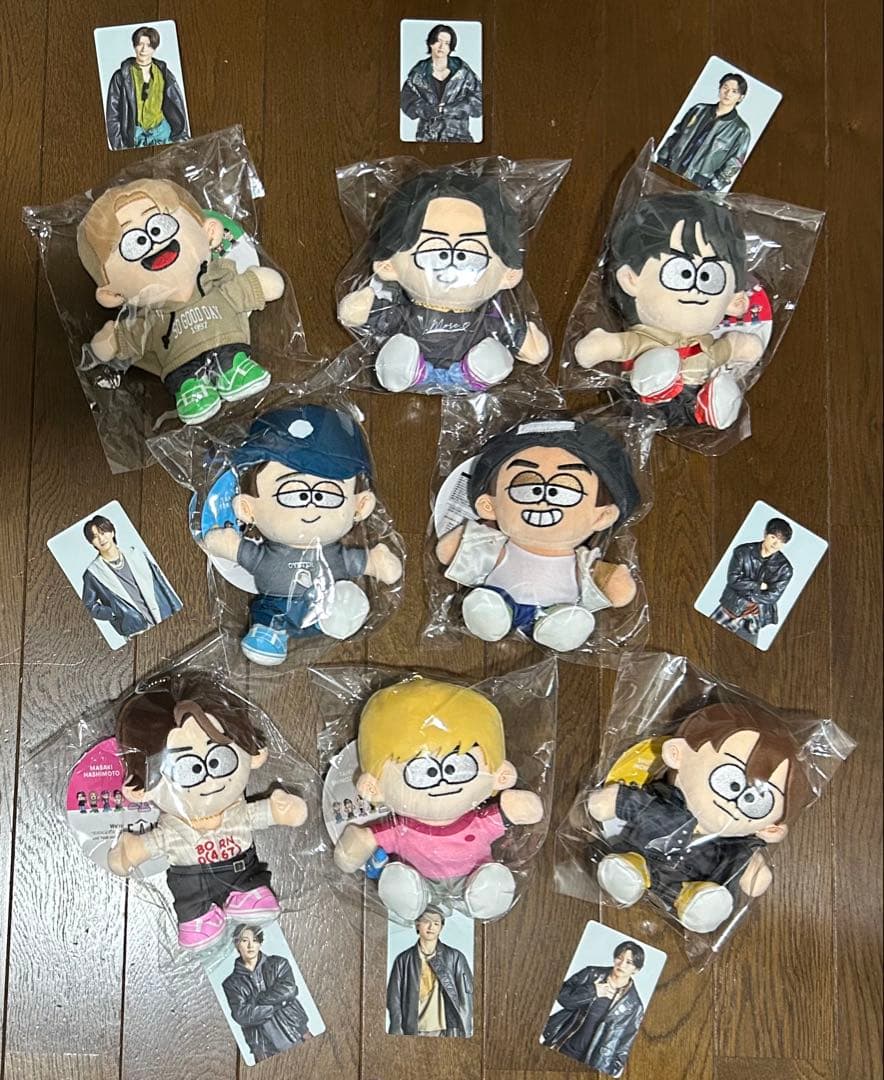 新品 timeleszぬいぐるみ 8体セット ぬい コンプ全員8人 トレカ