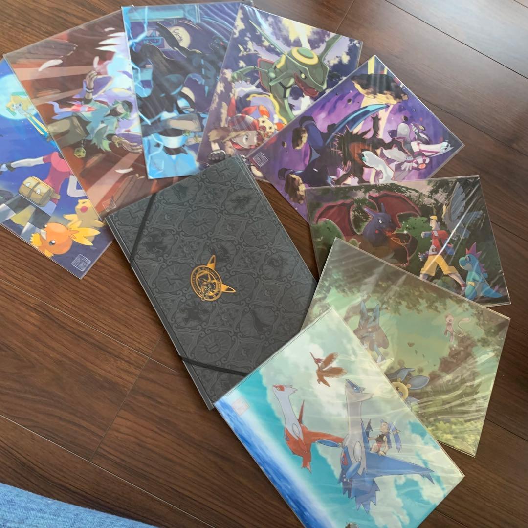 『ポケモンセンター限定』 クリアファイル8枚セット 杉森建さん描き下ろし作品