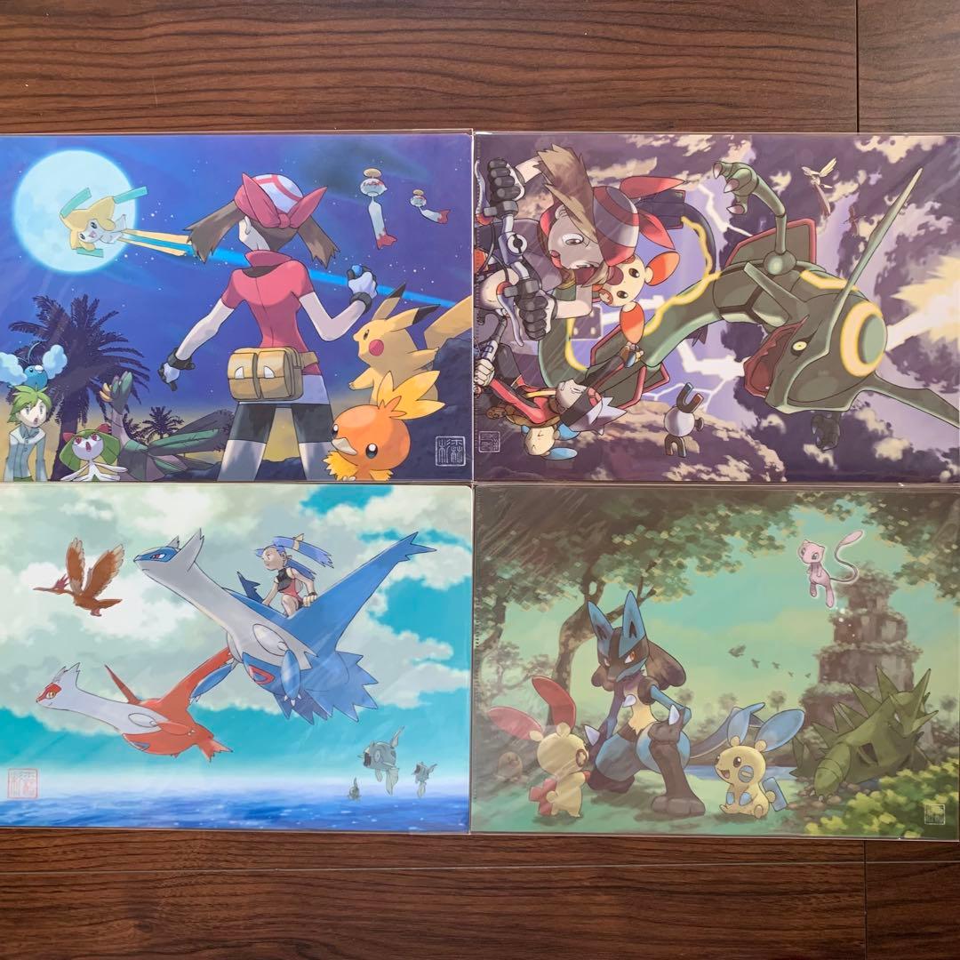 『ポケモンセンター限定』 クリアファイル8枚セット 杉森建さん描き下ろし作品