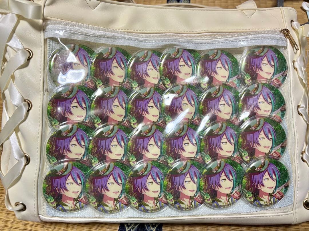 WEGO A4 白痛バ ＋神代類 グリッター缶バッジ 24点 セット