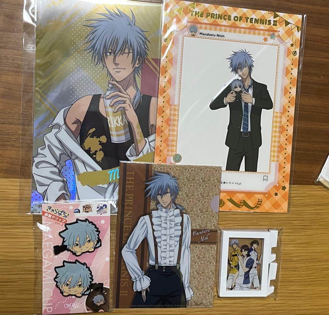 テニスの王子様 テニプリ 仁王雅治 色紙 缶バッジ 前髪クリップ