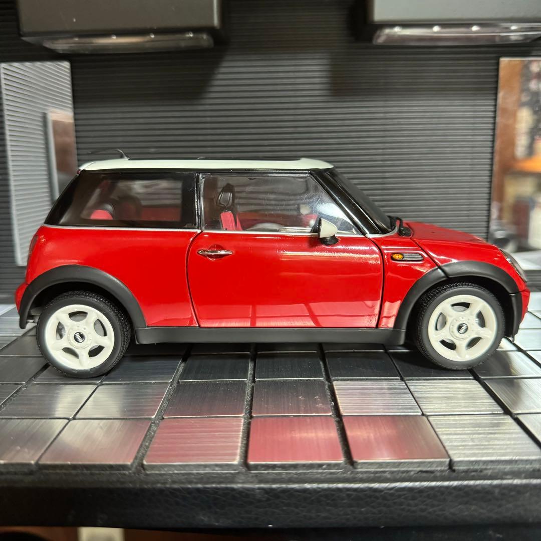 絶版未展示品 京商 1/18 MINI ミニ クーパー レッド