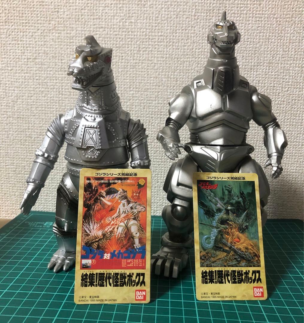 メカゴジラタグ付き2体★Gフォースメカゴジラ★バンダイ　歴代怪獣ボックス版