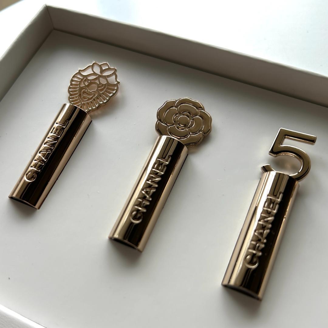 <値下げ・限定・未使用>CHANEL シャネル ゴールドキャップ＆えんぴつセット