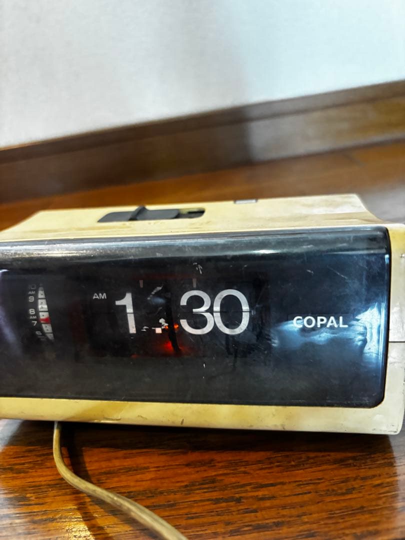 昭和レトロ sharp 卓上扇風機2台＋COPAL フリップ時計 3点セット