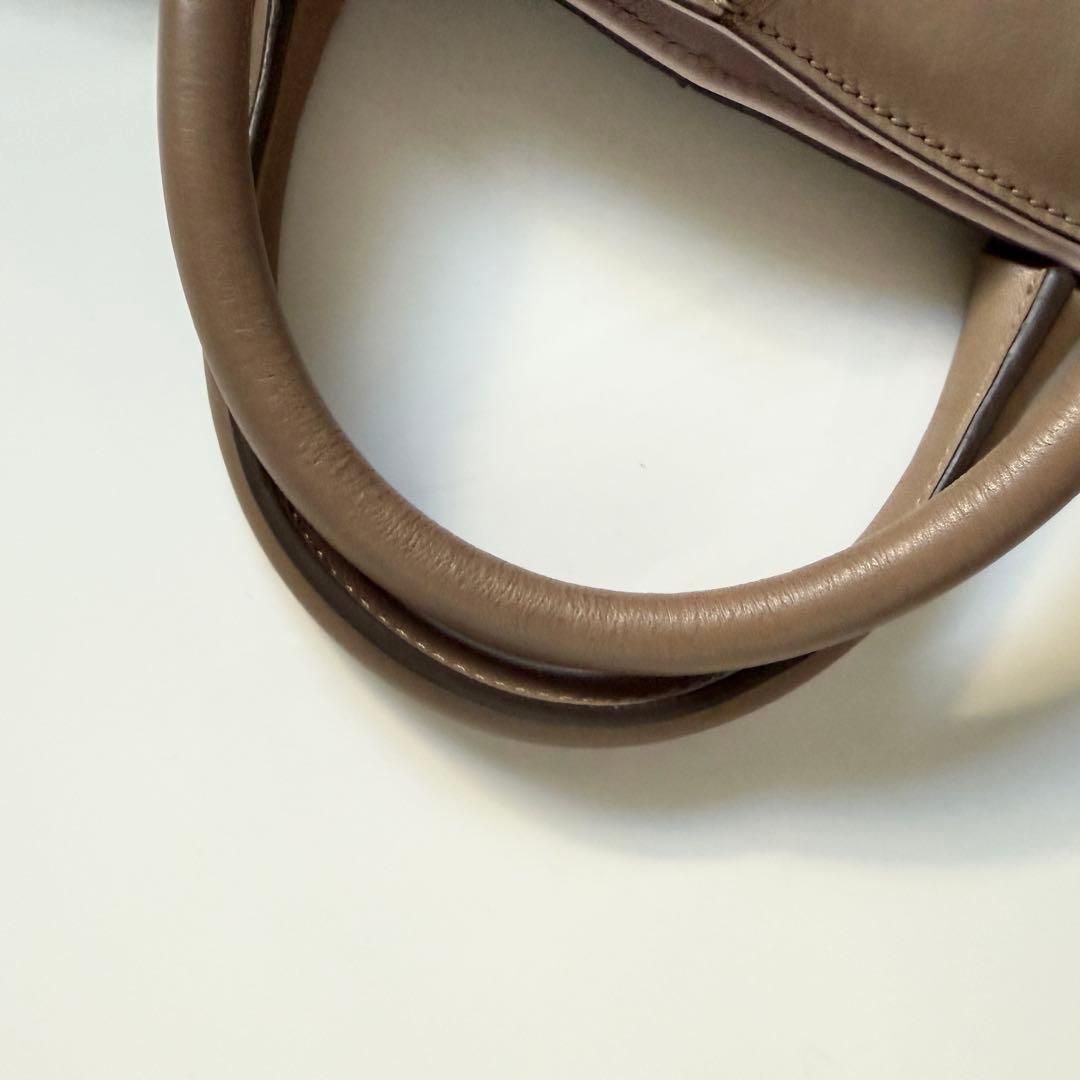 TODS トッズ Dキューブバッグ ピンク ベージュ ハンドバッグ