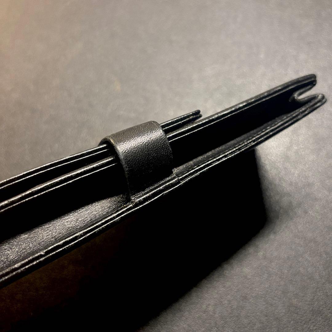 MONTBLANC モンブラン★レザーペンケース シエナ 3本差し 黒 ブラック