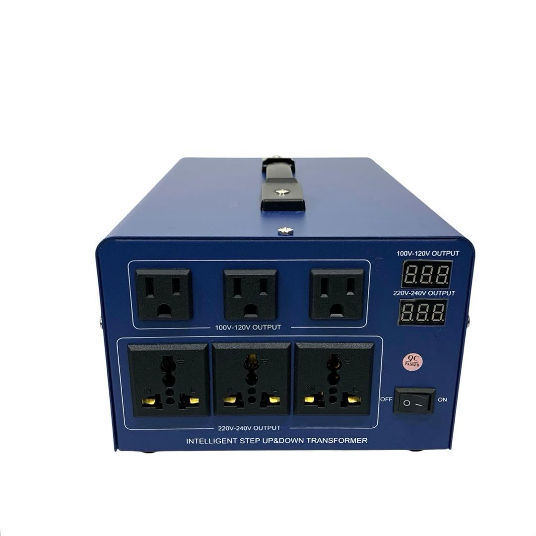 【開封・未使用】3000VA 変圧器 海外国内両用型変圧器 降圧・昇圧兼用型