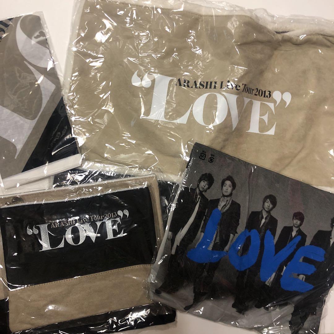 嵐 Love コンサートグッズ Tシャツ ポーチ バッグ スカーフ2013