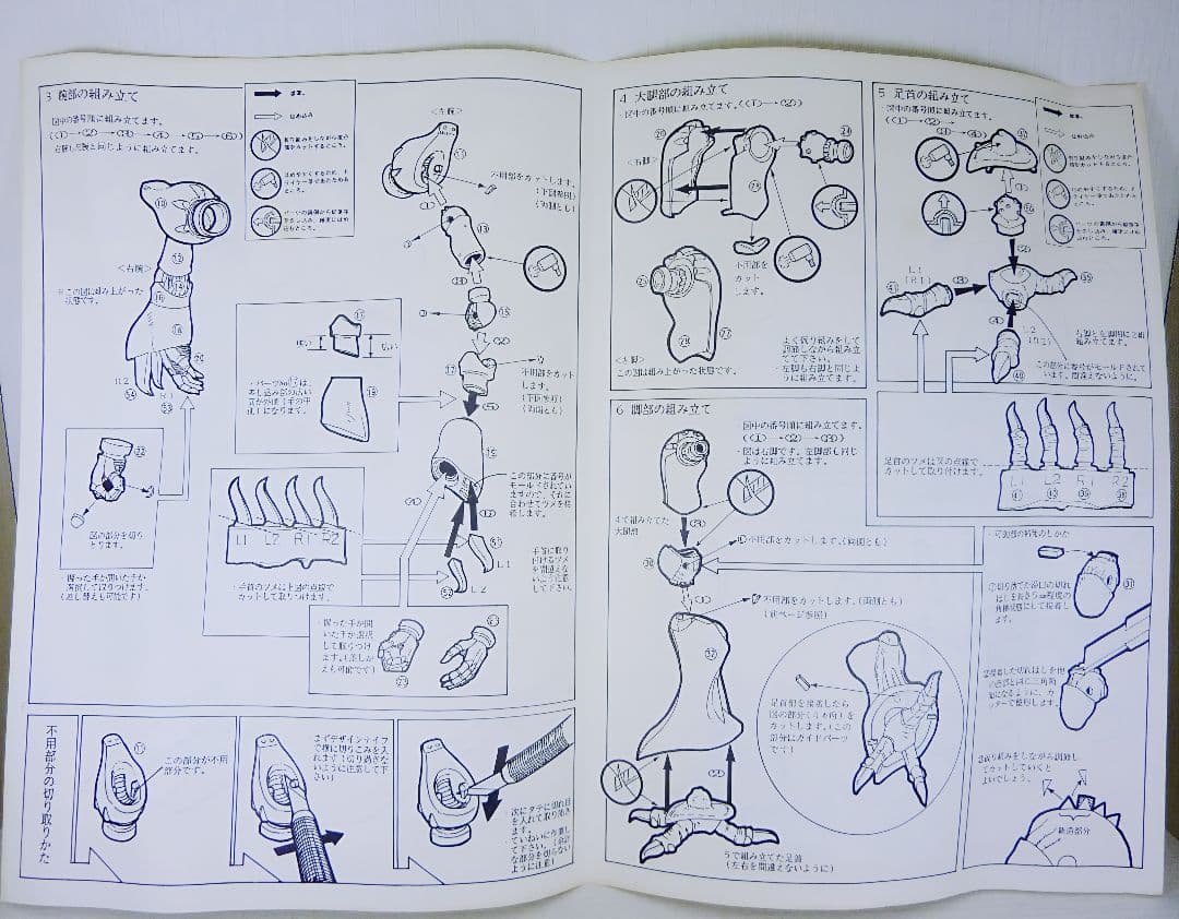 WAVEダンバイン ソフビキット1/35オーラバトラーシリーズ未組立 昭和当時物