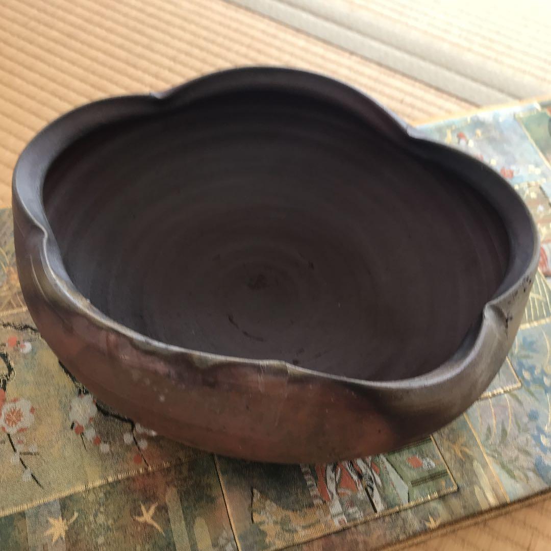 備前焼 大鉢　藤原 雄