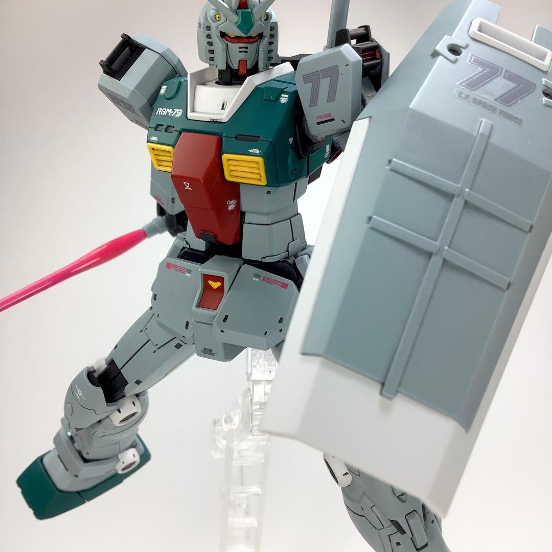 プレバン限定 HG RGM-79 スレッガー専用ジム 塗装済完成品