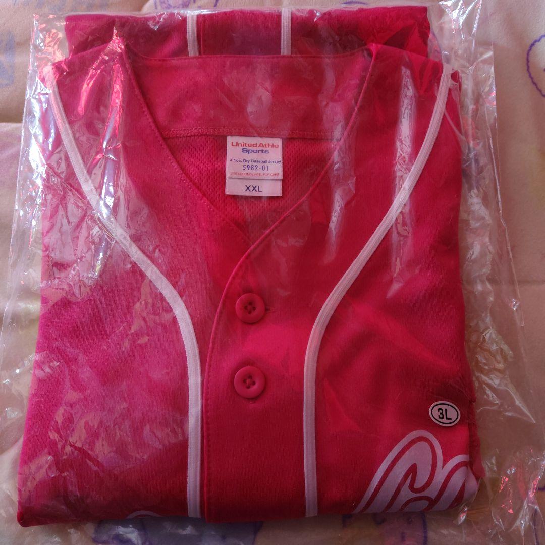 マリーゴールド 女子プロレス 桜井麻衣 #8 ベースボールシャツ XXL