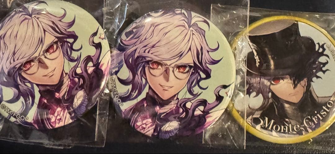 FGO フェス AJ 巌窟王 モンテクリスト 缶バッジ
