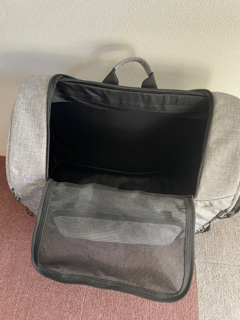 エアバギー　3WAYバッグパック　リュク　ワイドサイズ　クールグレー