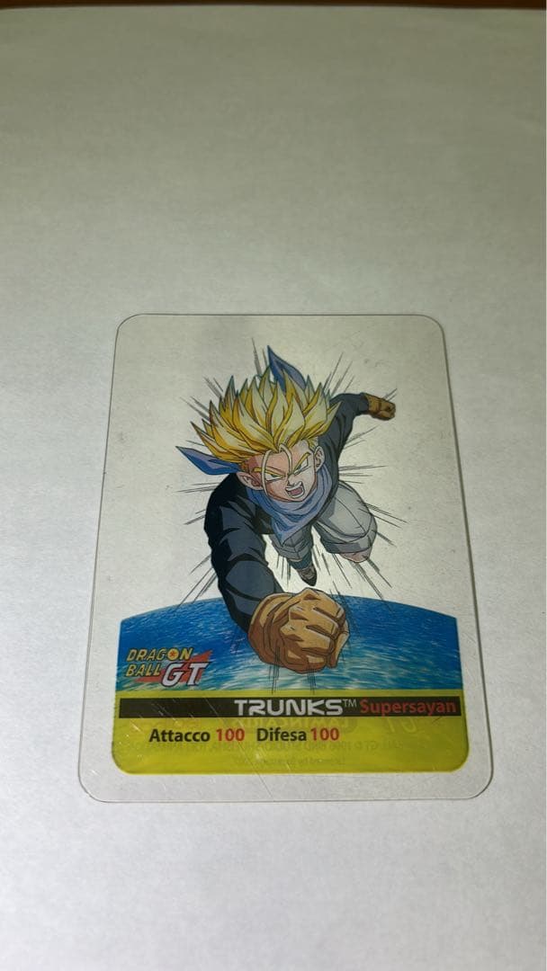 【超激レア・イタリア限定生産】ドラゴンボールGT ラミンカード 100枚＋箱