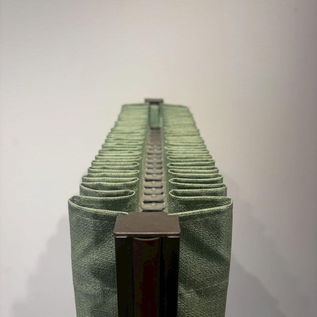 パーテーション　キャスター付き　緑　オフィス　事務所　待合室