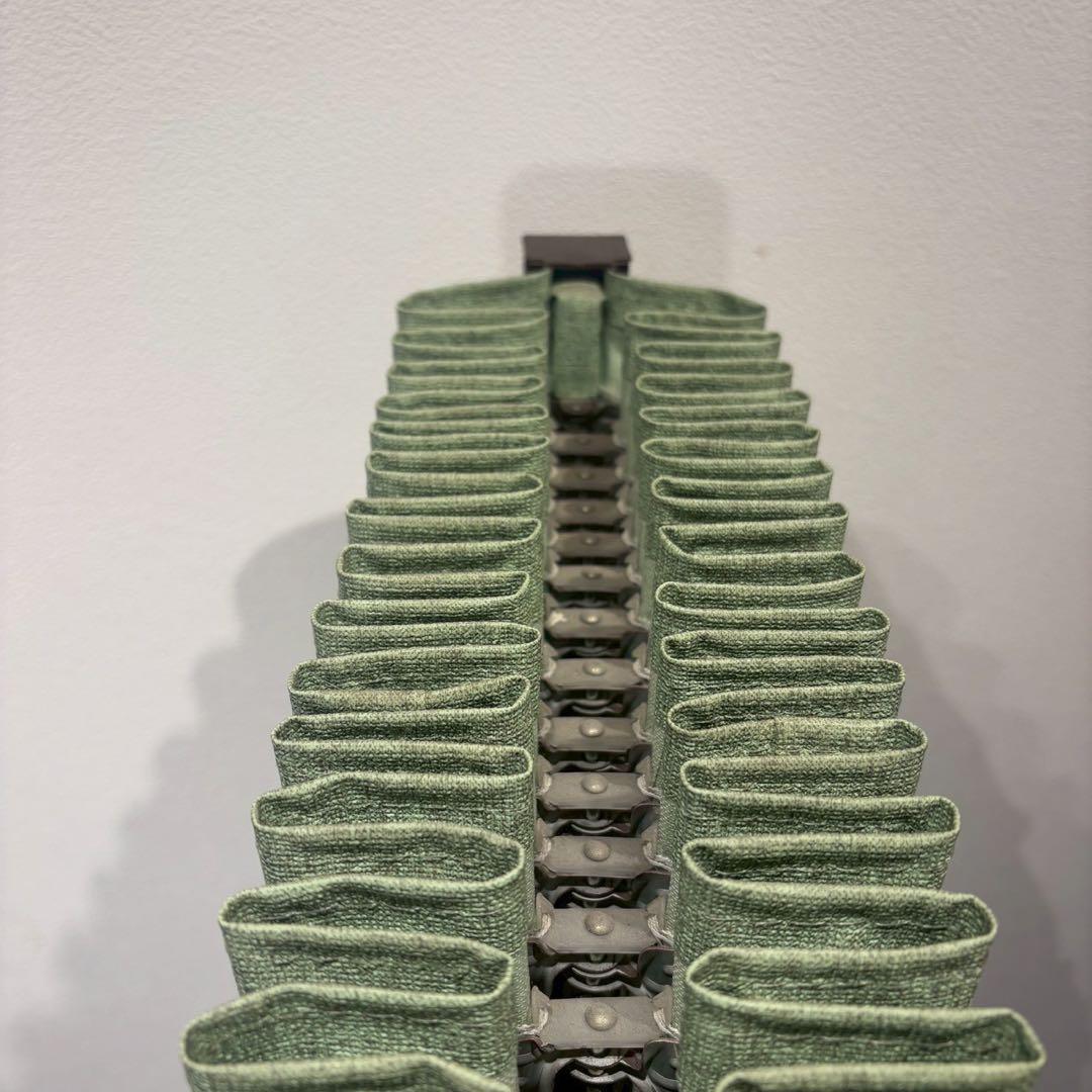 パーテーション　キャスター付き　緑　オフィス　事務所　待合室