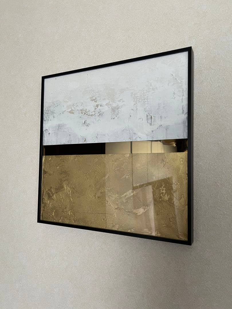 原画/額装済み/和風/禅/絵画/アート/抽象画/モダン/ゴールド/海外/金