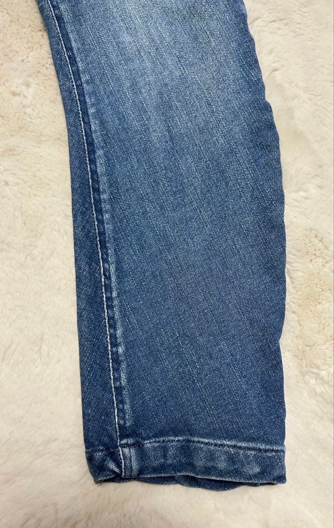 A.F ARTEFACT/デニムサルエルスキニーロングパンツ/size2/ブルー