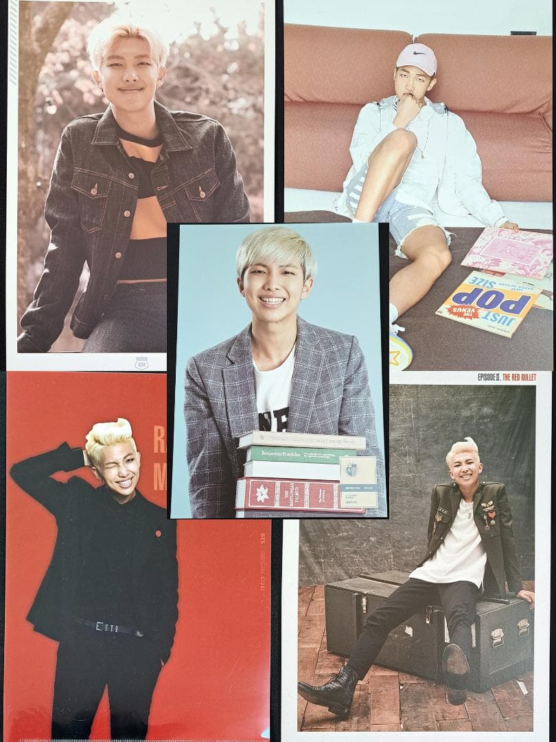 BTS 公式 RM ミニポスター クリアフォルダー ラップモンスター 防弾少年団