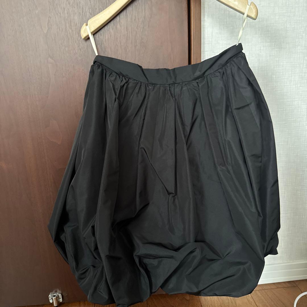 PATOU 黒 バルーンスカート 34