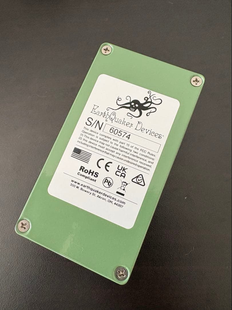 ギター EarthQuakerDevices Plumes