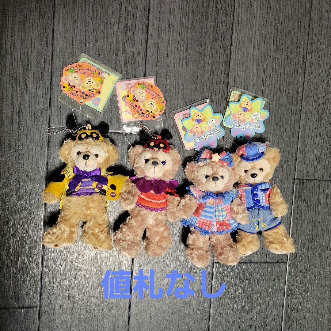 ダッフィー、シェリーメイ、ジェラトーニ　ぬいぐるみバッチ&ストラップ41体セット