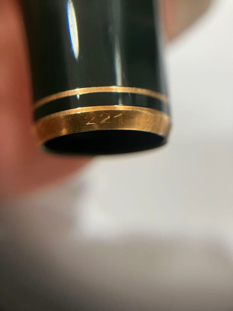 MONT BLANC 万年筆 ２点 おまとめ レトロ 青色 緑色 モンブラン