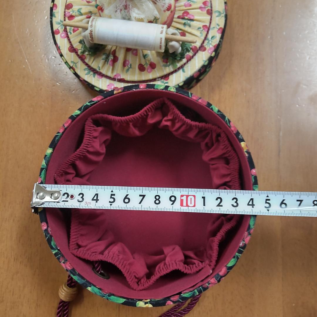 ソーイングボックス　カルトナージュ　ハーフドール