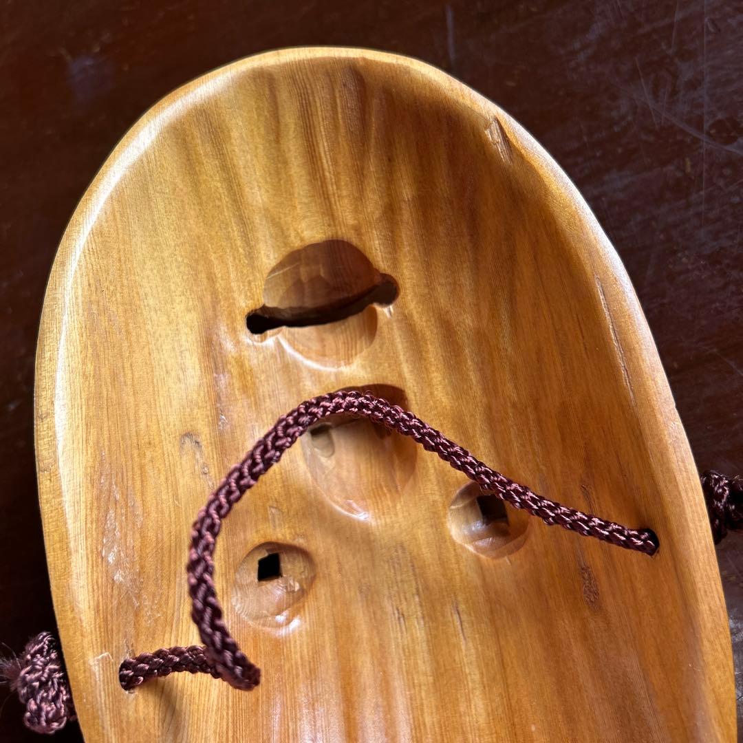 木製 能面 木彫り　小面