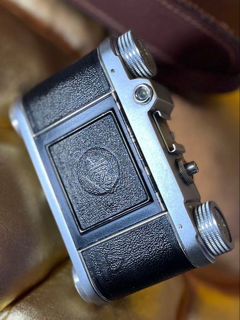 ALTIX 赤T Tessar50mm f3.5 革ケース付 美品