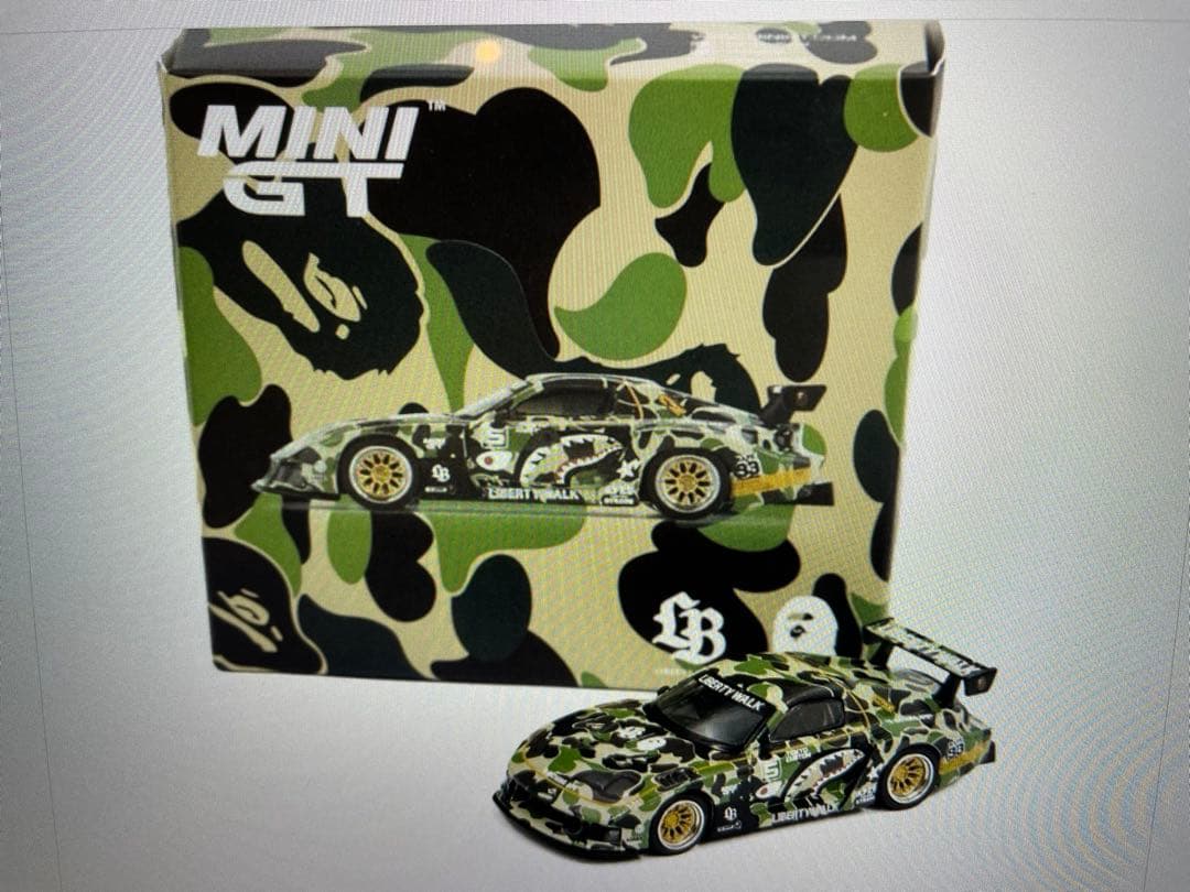 東京オートサロン2025限定 MINI GT RX-7 迷彩柄