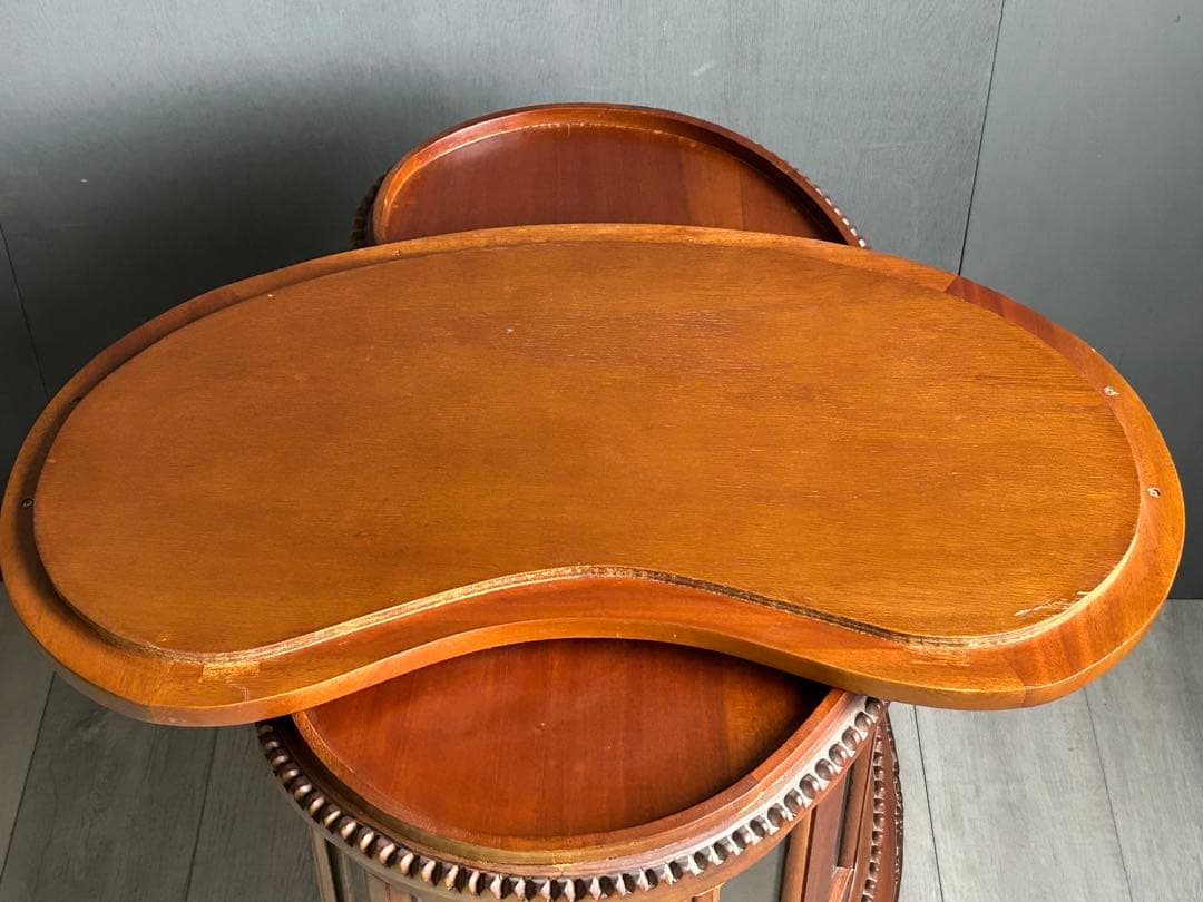 イタリア　マリナ　カッシーリ　ボトルショーケース　マホガニー材　高級　KH