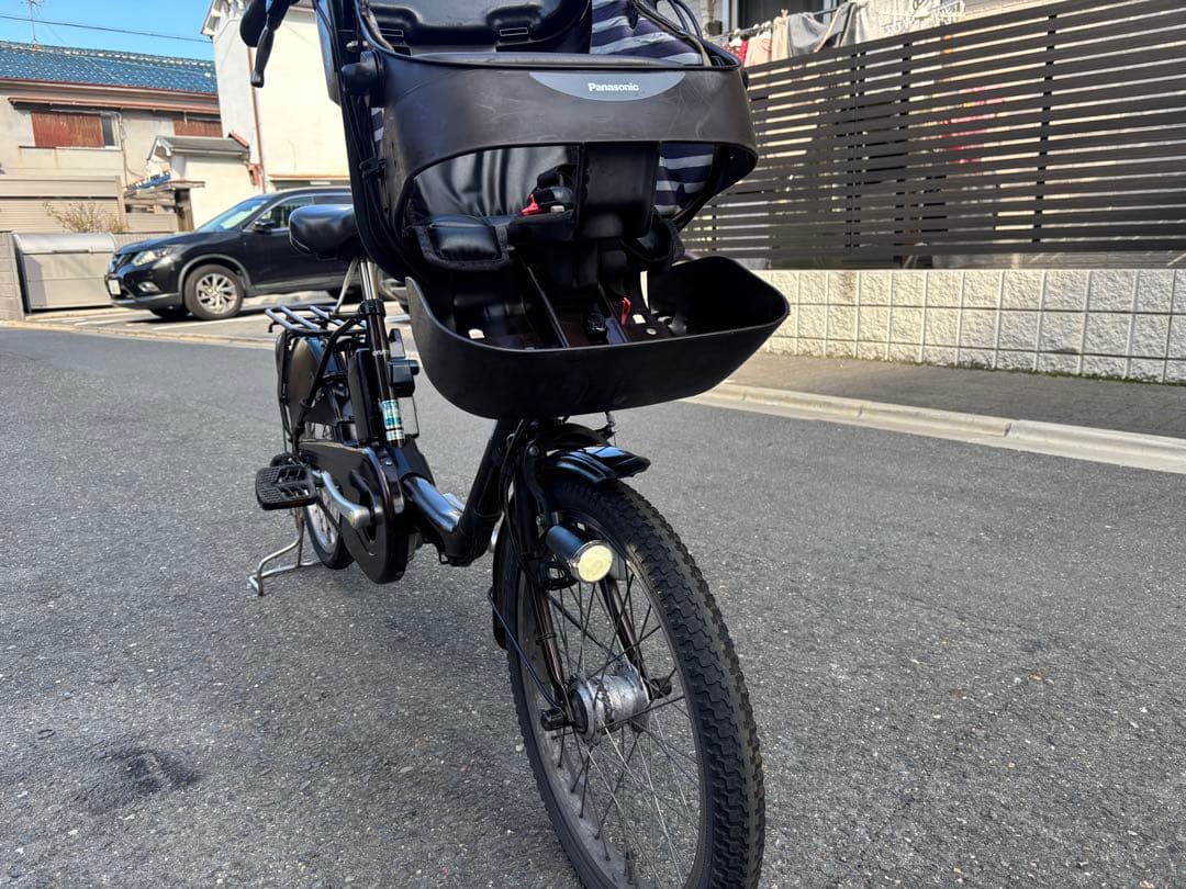 Panasonic 電動アシスト自転車 チャイルドシート付き12ah