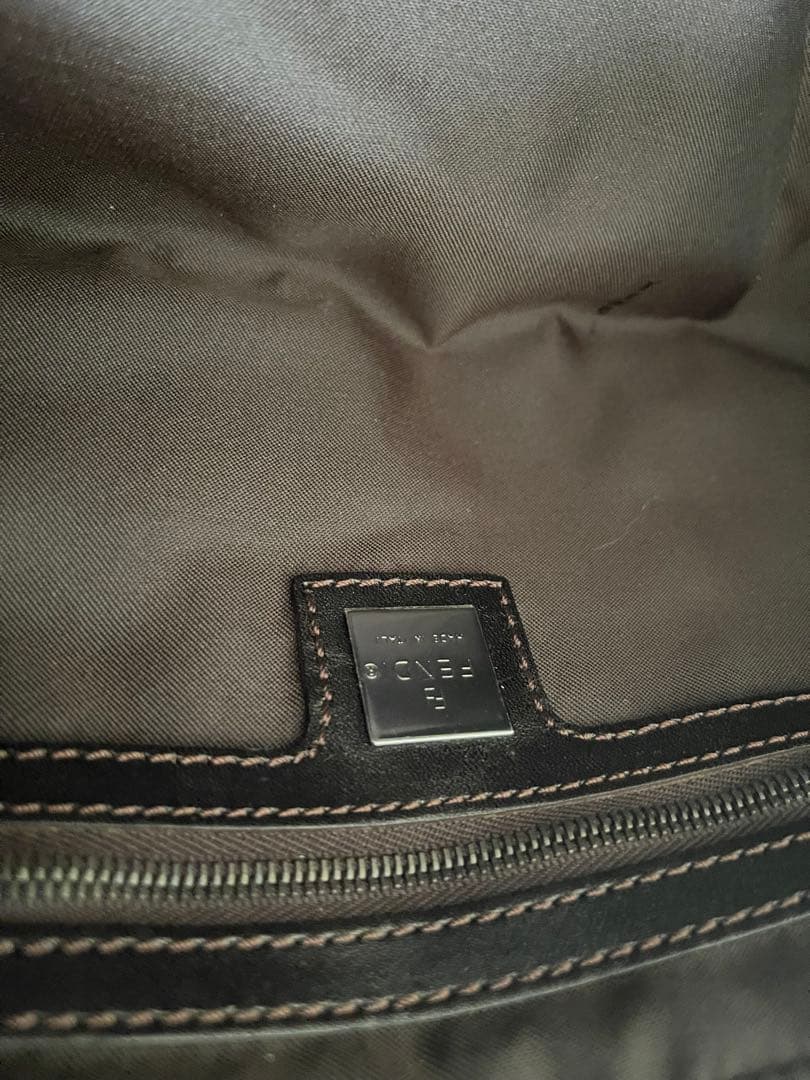 Fendi ボストンバッグ ブラウン キャンバス/レザー