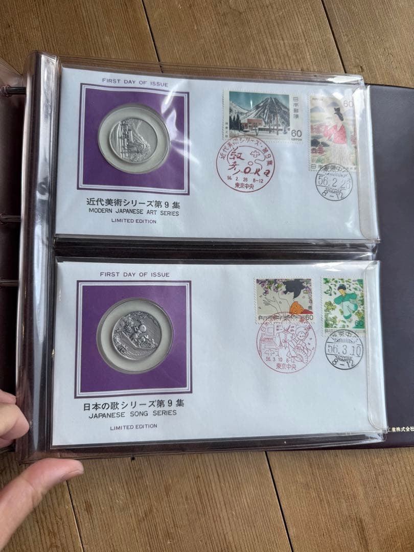 ジンギスカン様✴︎昭和55年度日本切手初日カバーメダルコレクション　23種類