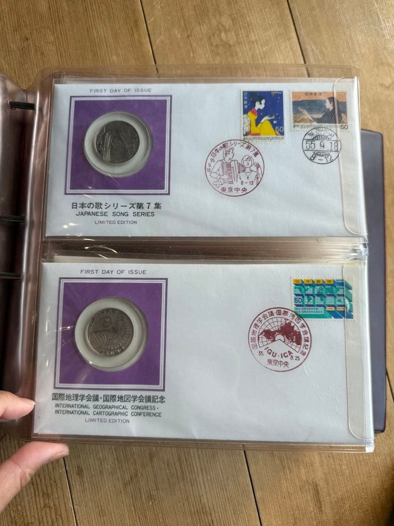 ジンギスカン様✴︎昭和55年度日本切手初日カバーメダルコレクション　23種類