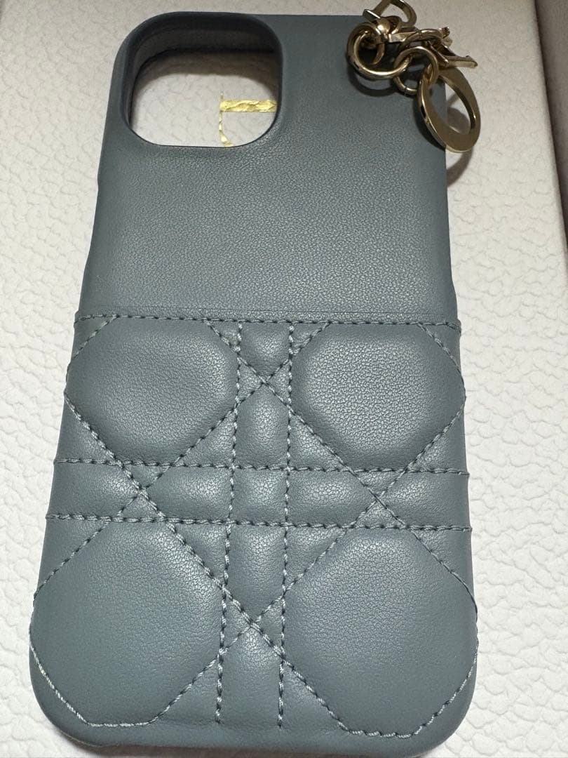 Dior iPhoneケース　iPhone14 カナージュ ラムスキン