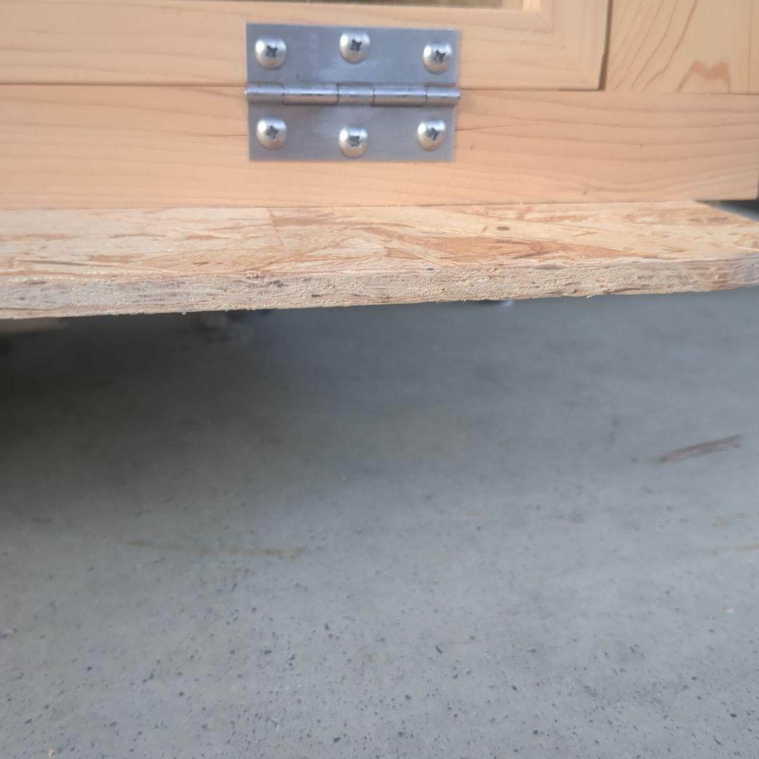 爬虫類ケージ(木製、特注)