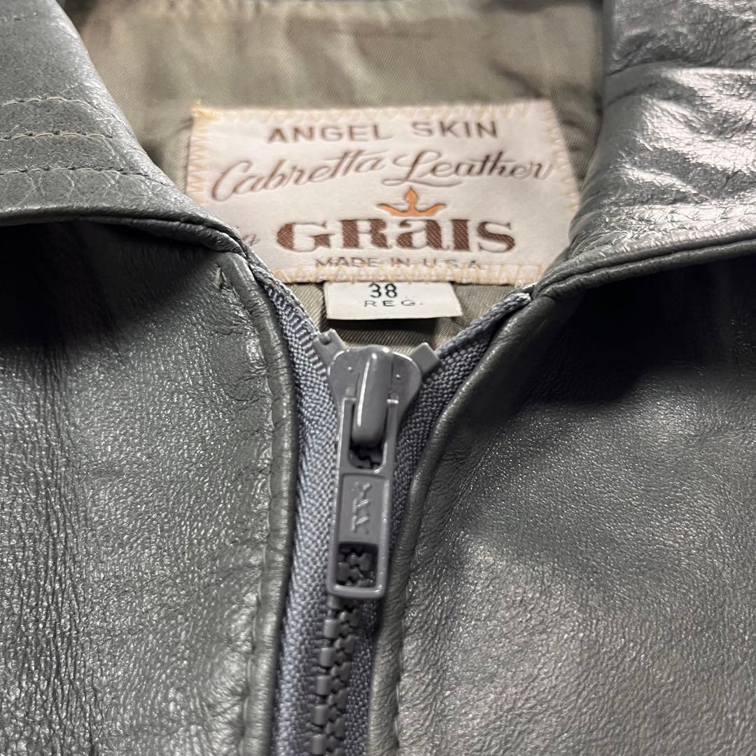 70s ANGEL SKIN by GRAIS レザージャケット ヴィンテージ