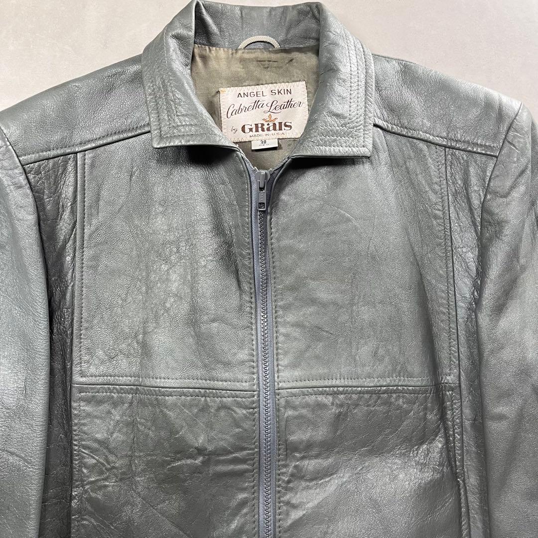 70s ANGEL SKIN by GRAIS レザージャケット ヴィンテージ