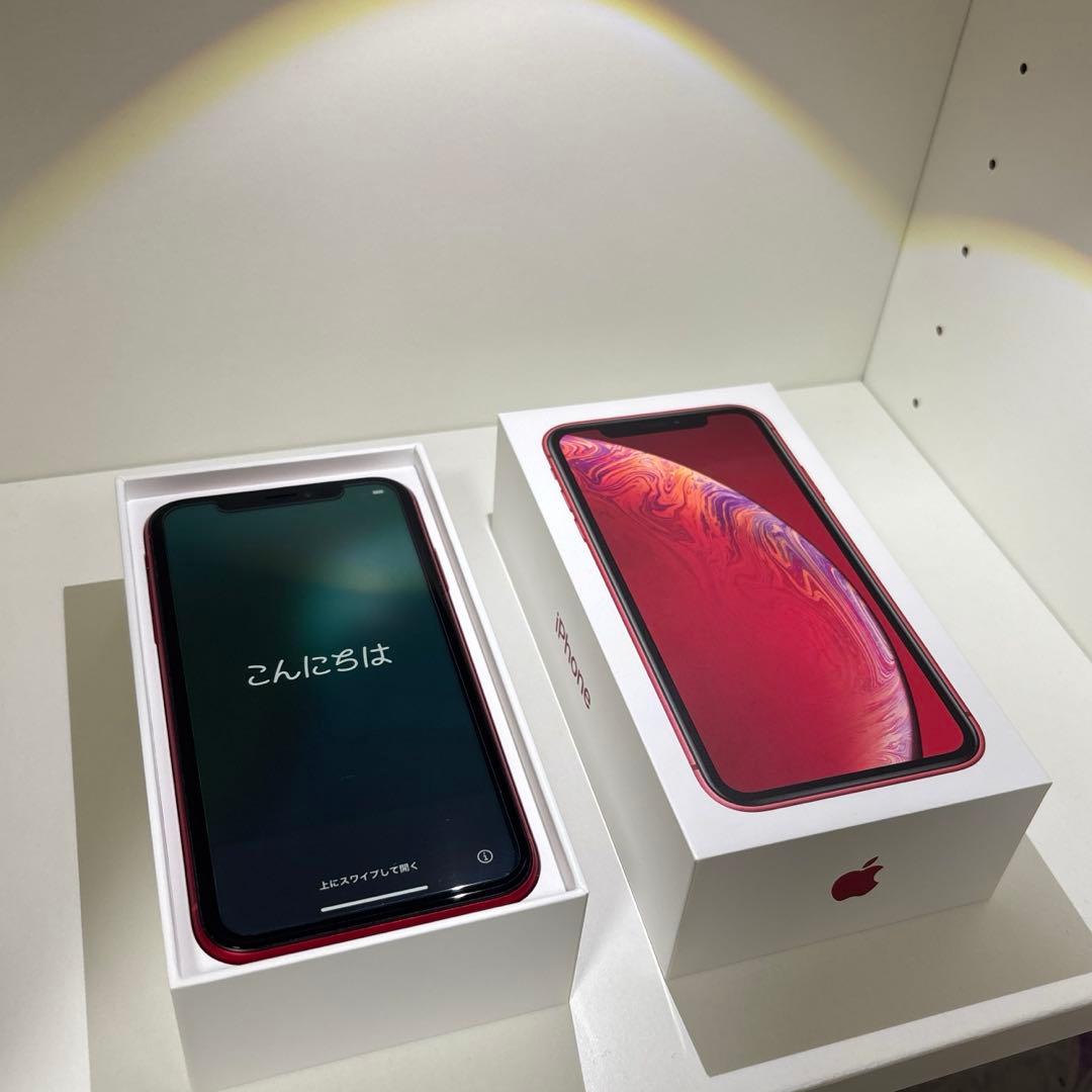 iPhoneXR 64GB レッド SIMフリー 82%