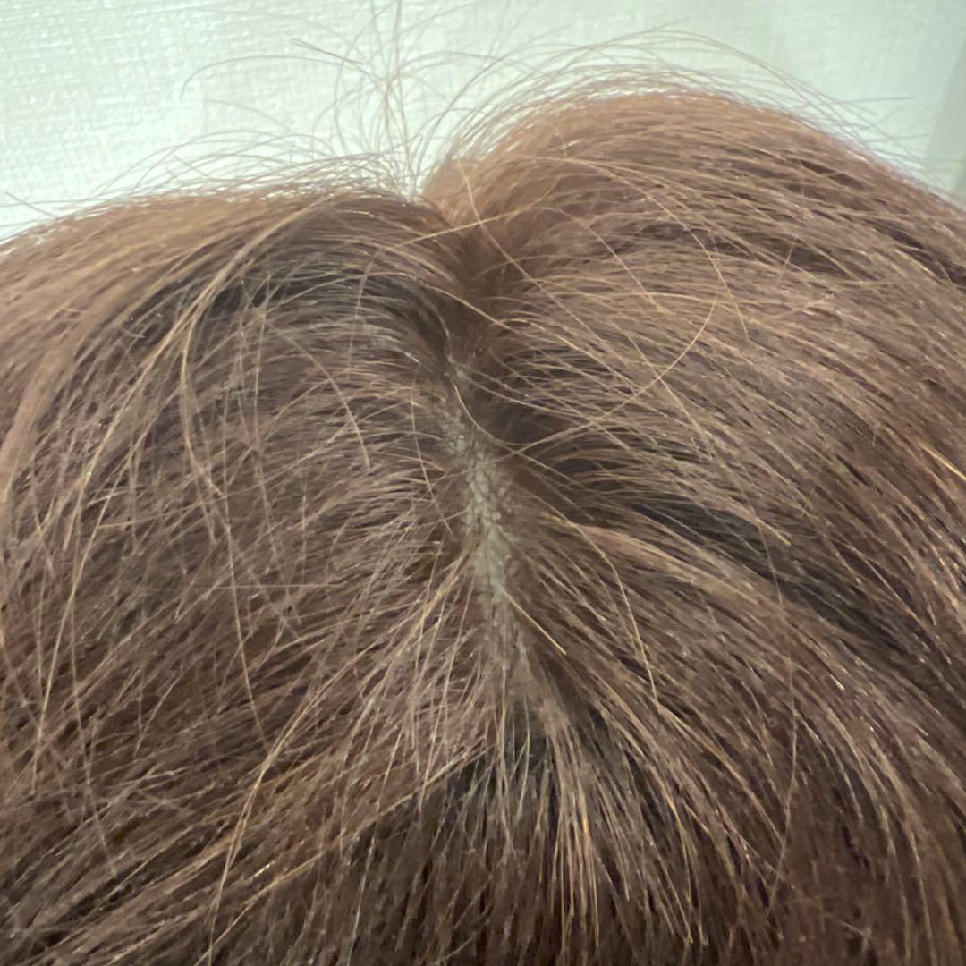 新品未使用　人毛100% ショートウィッグ