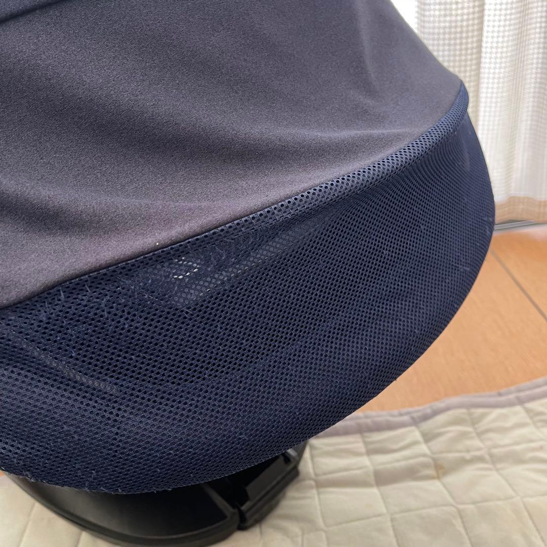 チャイルドシート　クレイドル オーカクルターンプライム ISOFIX ネイビー